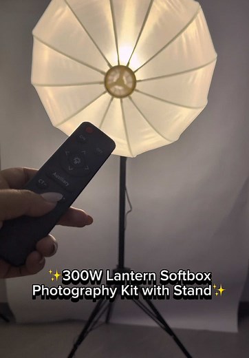 300W Lantern Softbox Photography Kit for Stunning Light