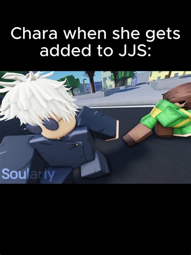 EVERYONE is gonna be jumping Chara in public servers 😭🙏🙏🙏#roblox #robloxfyp #soularly #jjs #jujutsushenanigans #gaming #fyp #robloxanimation #undertale #jumpshowdown