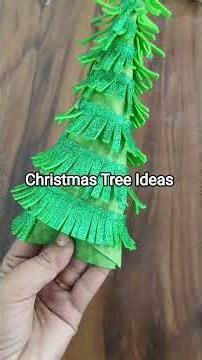 diy Christmas tree using glitter sheet / YouTube Shorts # Shorts # Shorts Video