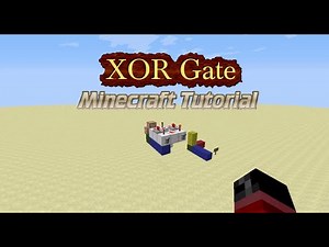 Minecraft Tutorial - XOR Gate (Multiple togglable switches)