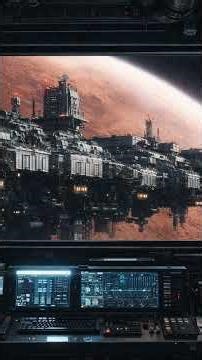 Mars Mothership Titan V | Space Ambient Music for Focus & Sleep #spacemusic #nasaspace #space #music