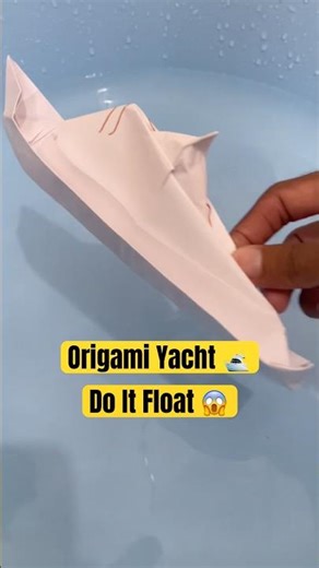 Paper Yacht Origami 🛥️ #origami #yacht