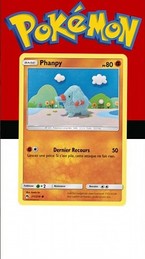 Phanpy évolution carte Pokémon