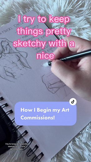 Easy Tips & Tricks for beginning YOUR art commissions! #artist #artistsoftiktok #smallartist #artcommission #tipsandtricks #easyarttutorial #customart #artwork #sketch