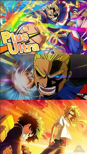 UR [Ultimate Power] All Might Plus Ultra Move - MY HERO ULTRA IMPACT (#Shorts) #mha #myheroacademia