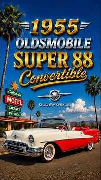 1955 Oldsmobile Super 88 Convertible — The Rocket V8 Classic Built for Pure Style!