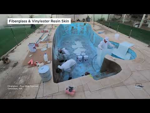 Fiberglass Pool Resurface - Pool Blue, Geraldton WA