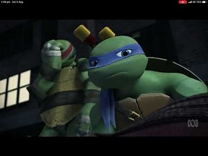 TMNT 2012 - The turtles crying because Splinter Is Dead