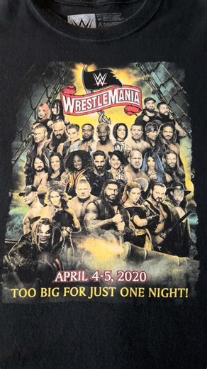 WrestleMania 36 T-Shirt The Undertaker AJ Styles Brock Lesnar WWE #wwe #wrestlemania #prowrestling