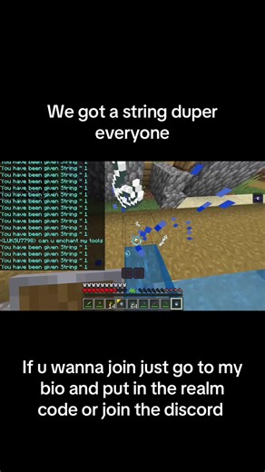 Join the Minecraft Realm with String Duper!