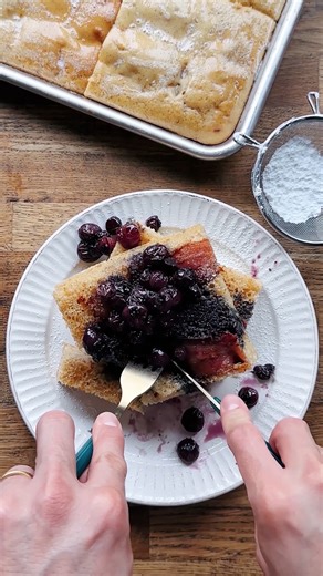 The laziest (and the best) way to make pancakes 🥞🥓 | Food Network UK