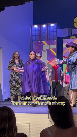 Violet Beauregarde Turns into a Giant Blueberry