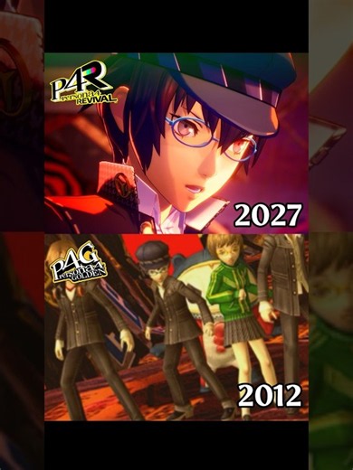 Persona 4 Revival Naoto Sizzle Comparison