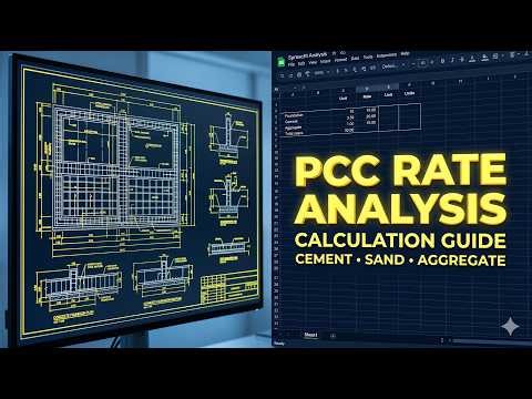 M2T2 - Part 2 | PCC Rate Analysis Part 2: Material & Labor Cost Calculation
