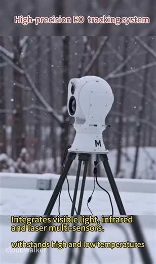 Opto-electronic detection & tracking system Detect and track UAV within 5km High precision, stable tracking, all-weather monitoring Ideal for security, perimeter defense and key area protection #EO #drone#tracking #fpv#detector