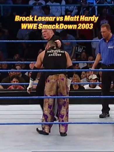 Brock Lesnar vs Matt Hardy🔥Full Match WWE SmackDown 2003 | #Shorts