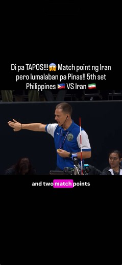 Di pa TAPOS!!!😱 Match point ng Iran pero lumalaban pa Pinas!! 5th set Philippines 🇵🇭 VS Iran 🇮🇷!!! #Alas #MarckEspejo #Espejo #PinoyPride #pinoy