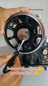 Sewing machine repairing 🛠️ Balance wheel jam problem fixed 👍 #sewingmachine #happysewing #repairing #tailor #sewinghacks #sewingtips #sewingcommunity #fbreelsviral #sewingmachinerepair #diysewingtips | Sew & Style Tips