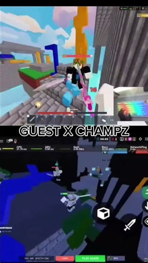 Guest X ‪@Champz_zy‬ The Most ACCUSED Duo #rankedbedwars #roblox #bedwars #newupdateinrobloxbedwars