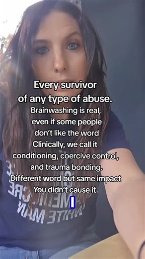 Gaslighting, coercive control, indoctrination, when someone loses trust in their own mind because of manipulation, That’s brainwashing. #therapist #traumatok #therapytok #docofpsych #traumahealing