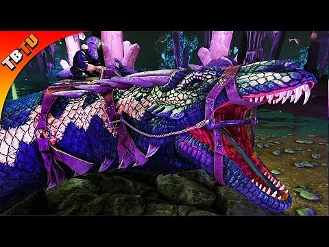 SUPER EASY TAMING TRICK! HOW TO TRAP AND TAME THE BASILISK! Ark Aberration DLC Gameplay