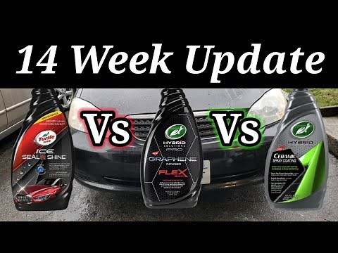 Seal N Shine VS Graphene Flex Wax VS Hybrid Solutions Ceramic Spray | 14 Week Update