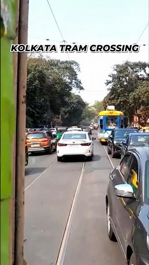 Kolkata Tram Crossing | #shorts | Route 25 Gariahat Esplanade Tram
