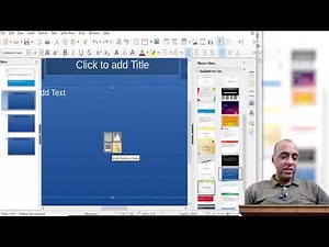 How to Make Presentation Slides Layouts, Images, Charts/Graphs - Libre Free Office Impress