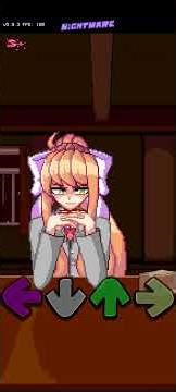 Playing FnF as a Box. Monika Mod (Your Demise) *Landscape mode