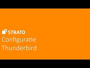 E-mail configureren in Thunderbird | STRATO Tutorial