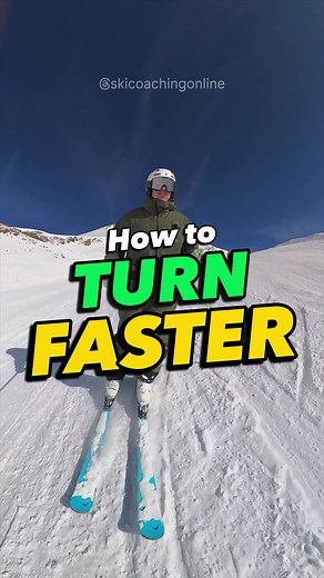 How to Turn Faster in Skiing or Snowboarding
