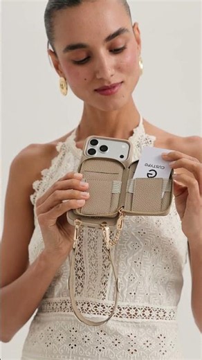 Luxury iPhone 17 Pro Max Wallet Case 🌟 | Floral Wristlet & Hands-Free