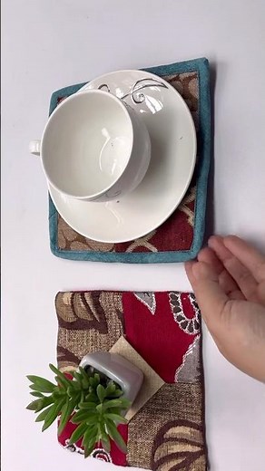 ✅How to sew Cup coasters/ Pot coasters in a new way/ Easy sewing