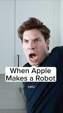 A Siri robot is actually TERRIFYING. 🤖 #skit #funny #comedy #siri #ai #apple #skits #robot