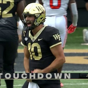 34K views · 846 reactions | Sam Hartman threw for 6️⃣ Pass TD vs. Clemson:  New career high  New Wake Forest Football single-game high  Ties ACC single-game record  Ties most Pass TD vs. Clemson in a game by any QB | ACC Network | Facebook