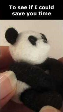 Does this needle felting hack save you time? #needlefeltingforbeginners