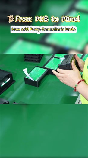 From PCB to Panel: How a 3S Pump Controller is Made #shorts