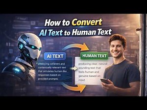 How to Convert AI Text to Human Text? | Humanize AI Generated Text!