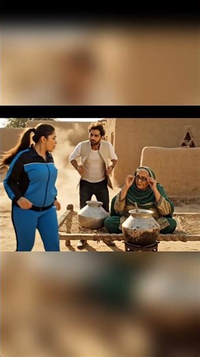 Realistic AI Desi Village Comedy Clip | Rural Girl Moment | Not Real