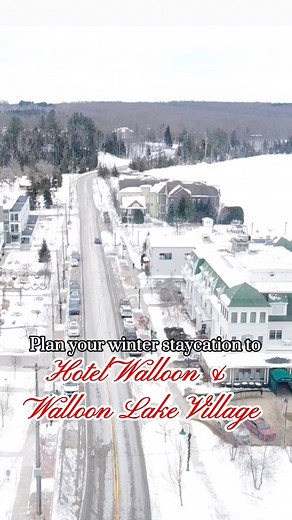 Need a break? Unwind in a winter wonderland at Walloon Lake Village! ⛄️ For more information on my family’s trip - including our full itinerary, check out my latest blog article about our trip to Hotel Walloon and Walloon Lake Village. Comment “Walloon” and I’ll send it to you! #WinterTravel #wintergetaway #walloonlake #hotelwalloon | From Michigan with Love Blog