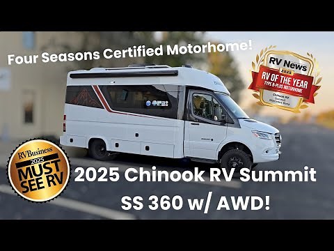 The Next Level of Adventure: The 2025 Chinook RV Summit SS 360 Class B+ Motorhome w/ AWD Unveiled!