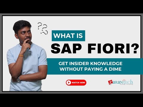 What is SAP Fiori | ZaranTech