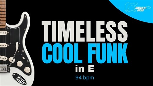 【JAM起来啦】Timeless Cool Funk Guitar Backing Track in E