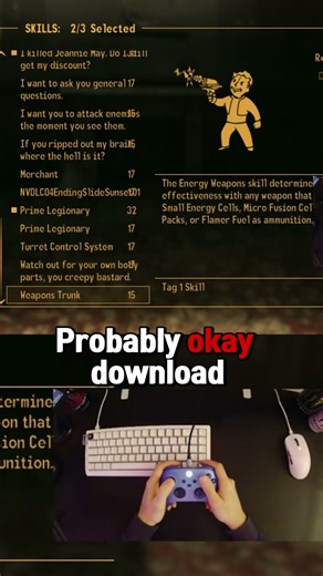 Fallout Perks are Different Today #funny #lol #memes #what #fallout #mods #random #gaming