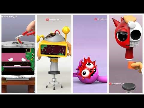 Incredible Sprunki help - Mr. Fun Computer, Fun Bot, Pinki and Raddy