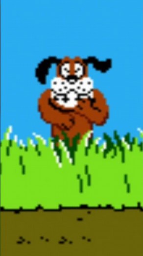 Duck Hunt dog laugh | NES game #shorts