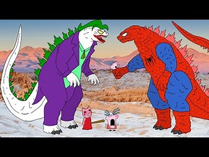 Spider Godzilla, Joker Godzilla, Peppa, Piggy
