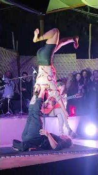 Acro Yoga Guitar Performance - Arambol Beach, Goa