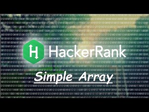 Hacker Rank Simple Array Sum
