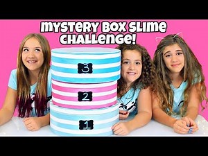 Mystery Box Slime Challenge!